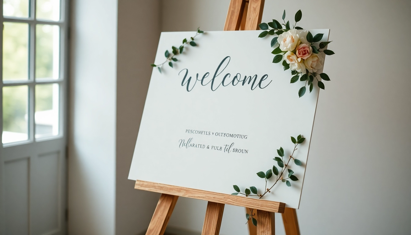How to Choose the Perfect Wedding Welcome Sign that Sets the Tone for Your Celebration