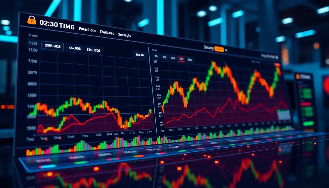 Detailed AICoin platform interface displaying live crypto charts and security features for traders in Taiwan.