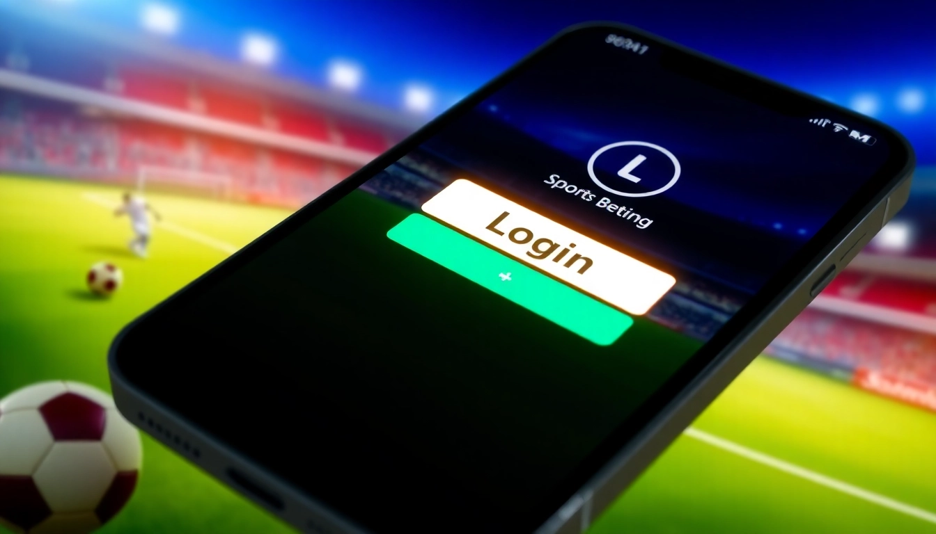 Secure Reddy Anna Login screen on a smartphone with sports betting graphics for quick access and safety.