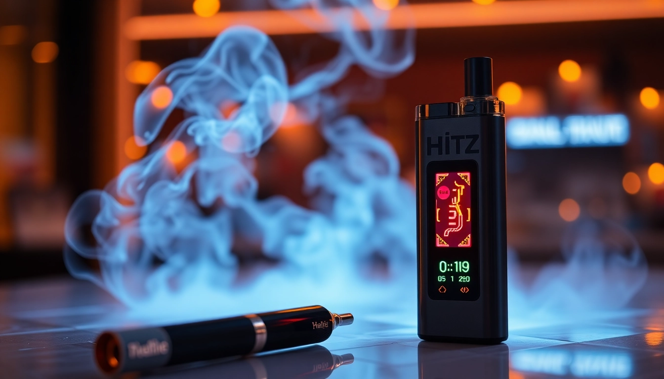 Hitz disposable vape available at httpshitzcalifornia.comshop with LCD screen and vibrant